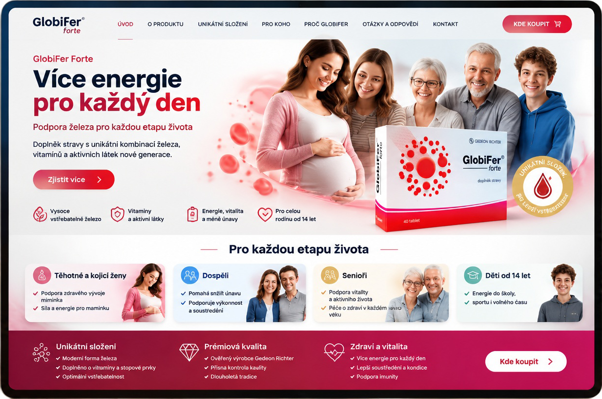 Initial AI website design