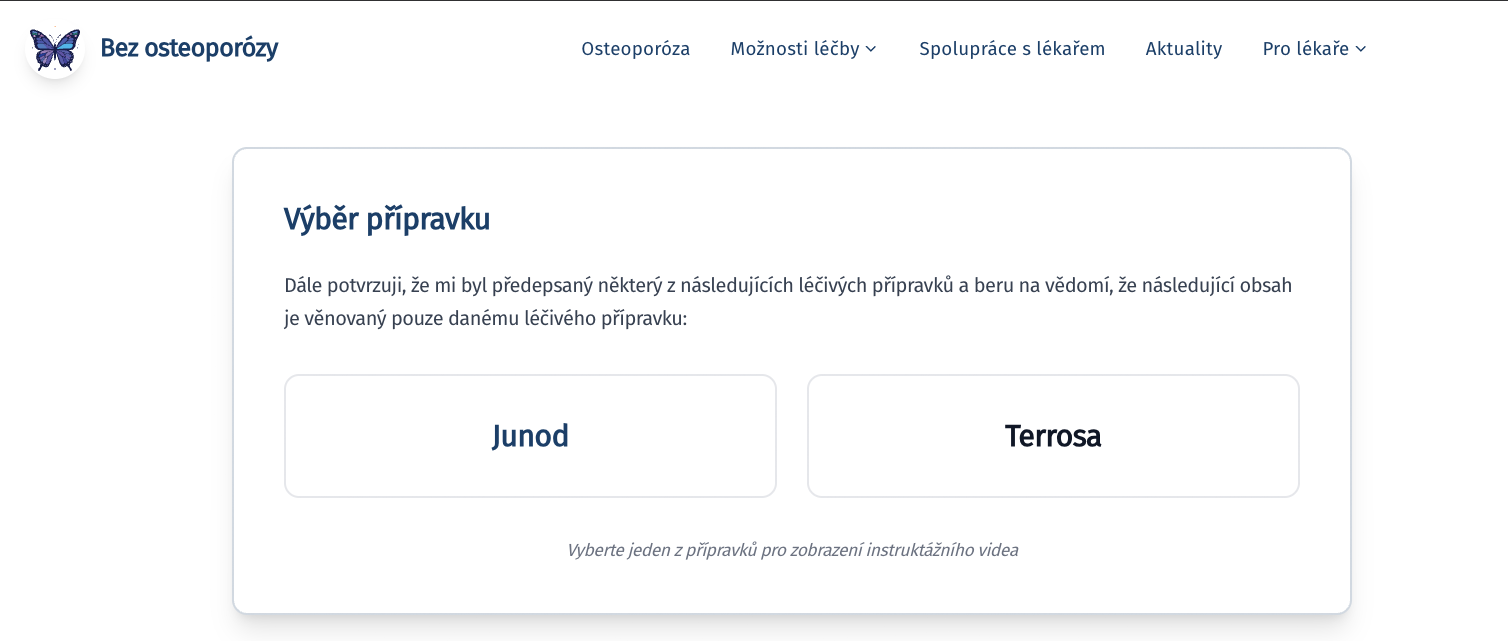 Bezosteo final website detail